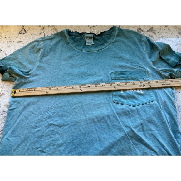 Pink Victorias Secret Women Short Sleeve T-Shirt Teal Size Medium Graphic PINK - Picture 6 of 7